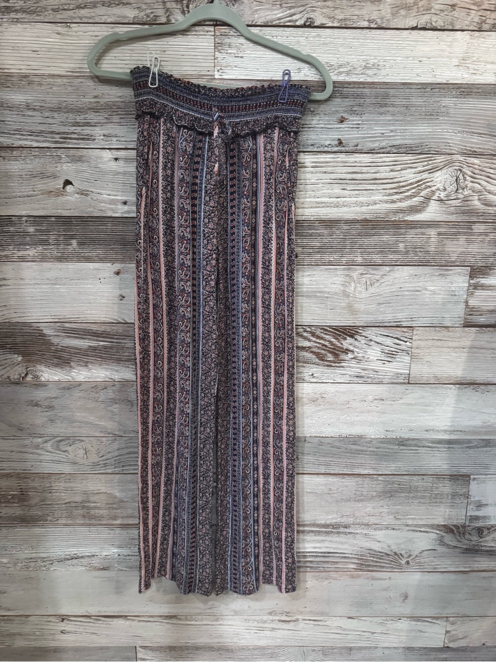 Kingston Striped Straight Leg Pants in Pink and Blue